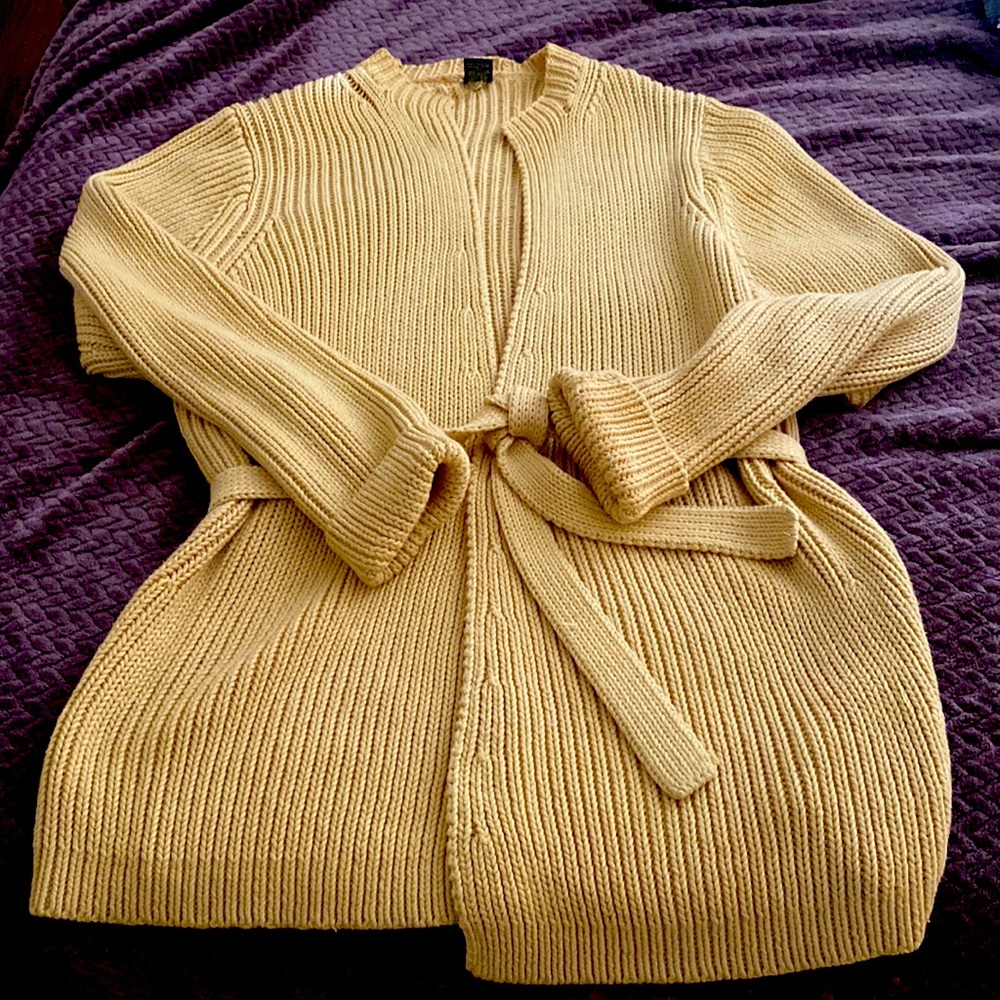 Yellow/Mustard Open Sweater